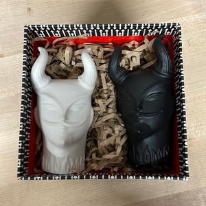 NIB Jonathan Adler Devil Salt and Pepper Shakers